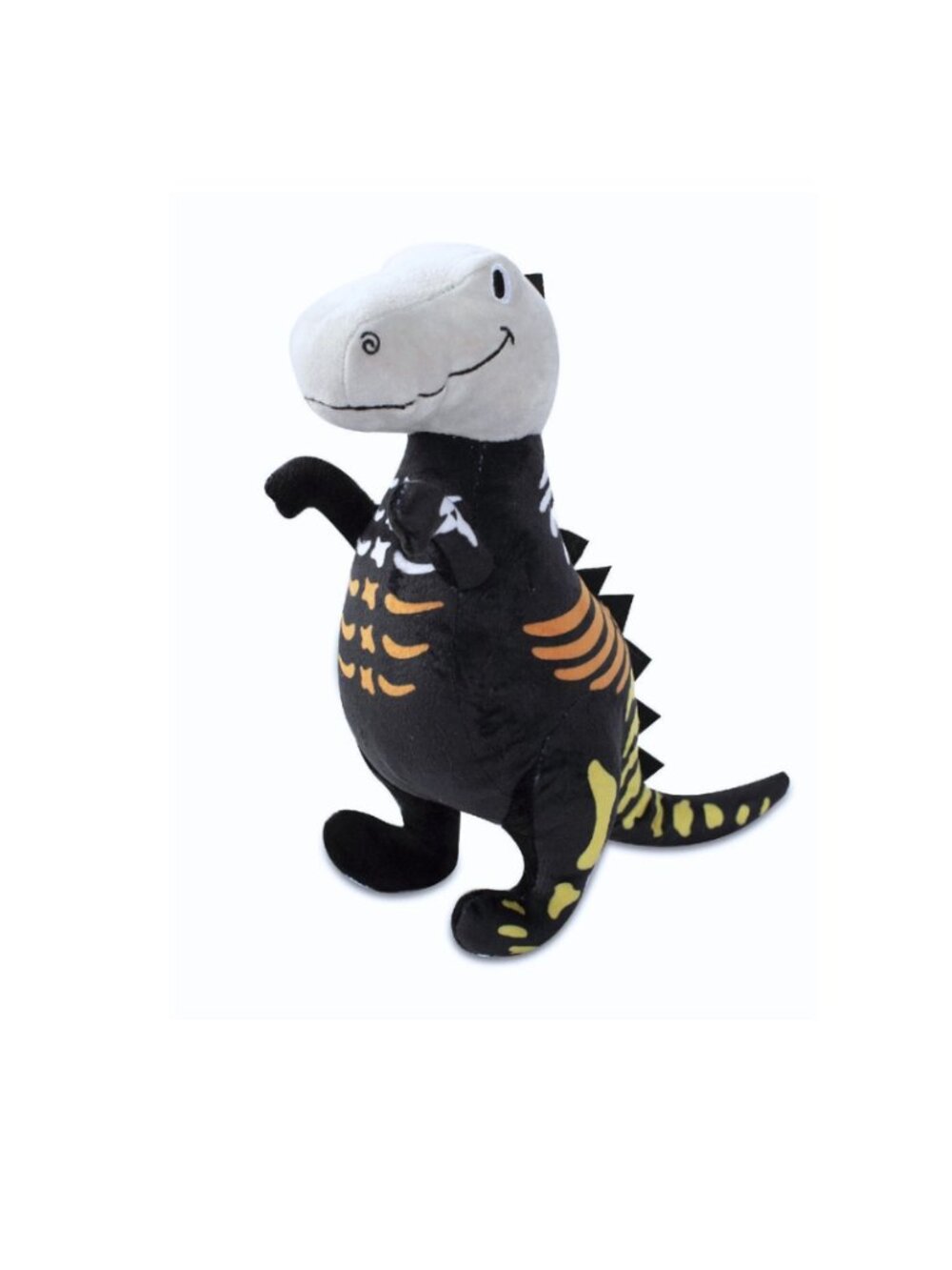 NWT Fringe Studio Halloween Skeleton Dinosaur Plush Dog Toy – Squeaky
